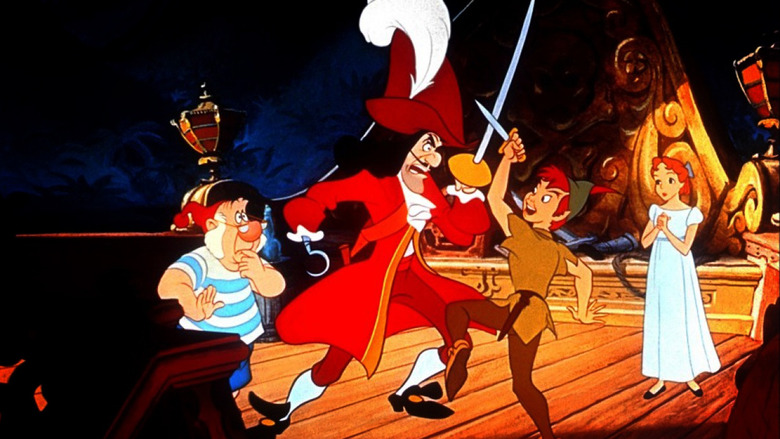 Peter Pan - I kvävande Edwardian London, Wendy Darling mesmerizes hennes bröder varje kväll med sänggående berättelser om fäktning, skrävlande och skräckinjagande Kapten Krok. Men barnen blir hjältar i en ännu större historia när Peter Pan flyger in i deras barnkammare en kväll och leder dem över månbelysta hustaken genom en galax av stjärnor och den frodiga djungeln i Landet Ingenstans.