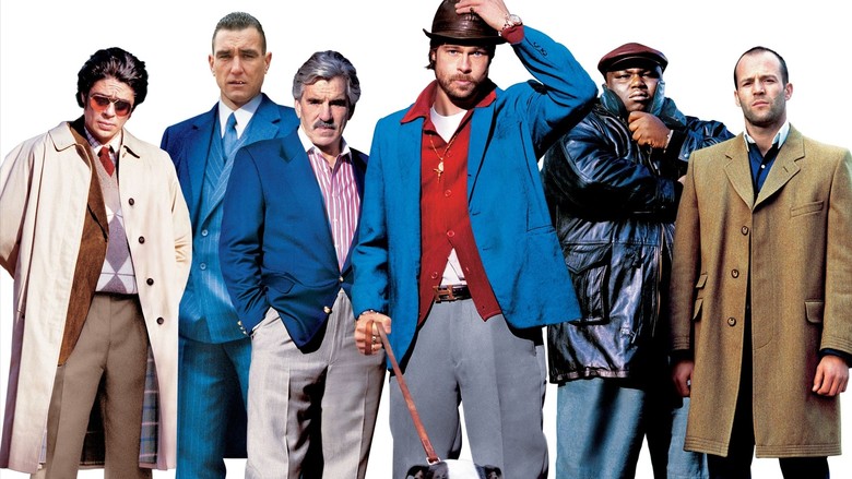 Diamanttjuven och kuriren Franky Four Fingers anländer till London på väg till New York, där han skall leverera en diamant av enorm storlek till sin chef Avi. Dessutom har Franky i uppdrag att överlämna några mindre ädelstenar till Avis kusin i London, Doug 'The Head'. Franky är helt omedveten om att han går rakt in i en fälla. Boris tänker nämligen med hjälp av sina två hejdukar Vinny och Sol 